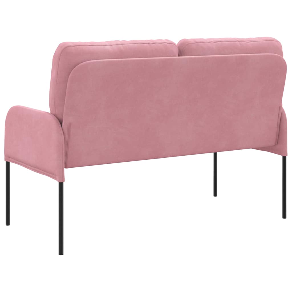 Sofaer med pude 110cm Lyserød Krydsfinér