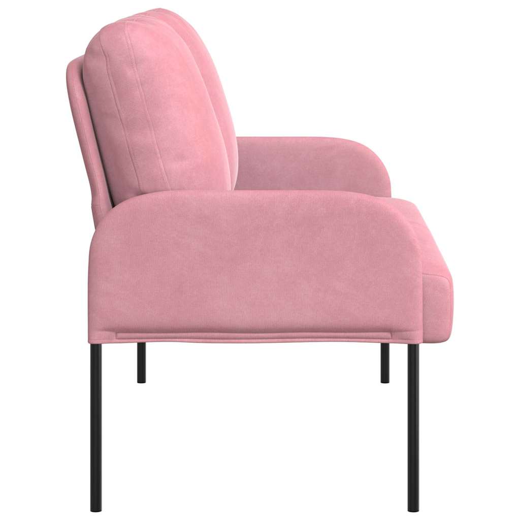 Sofaer med pude 110cm Lyserød Krydsfinér