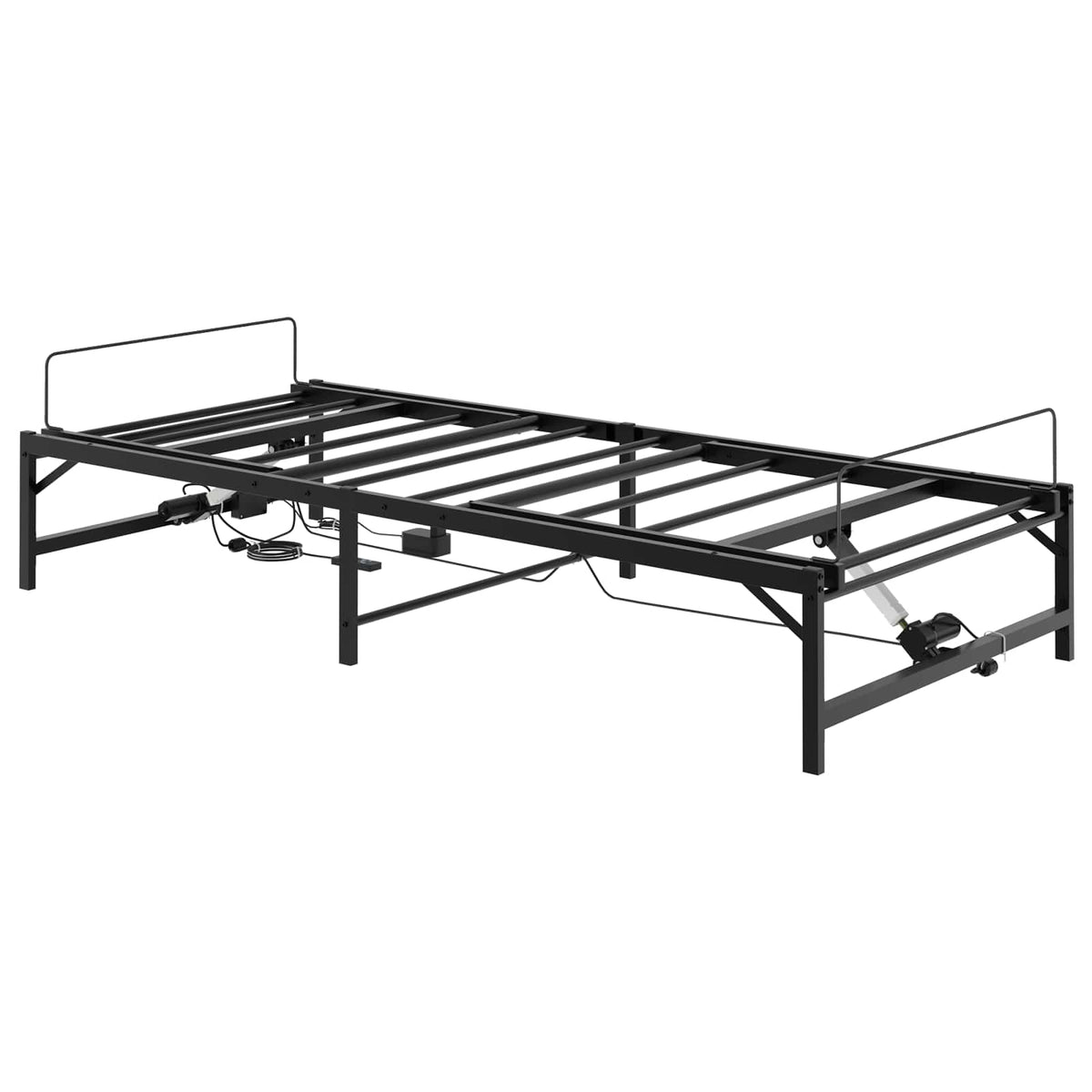 Elektrisk Justerbar Sengetramme Sort 75 x 190 cm Stål