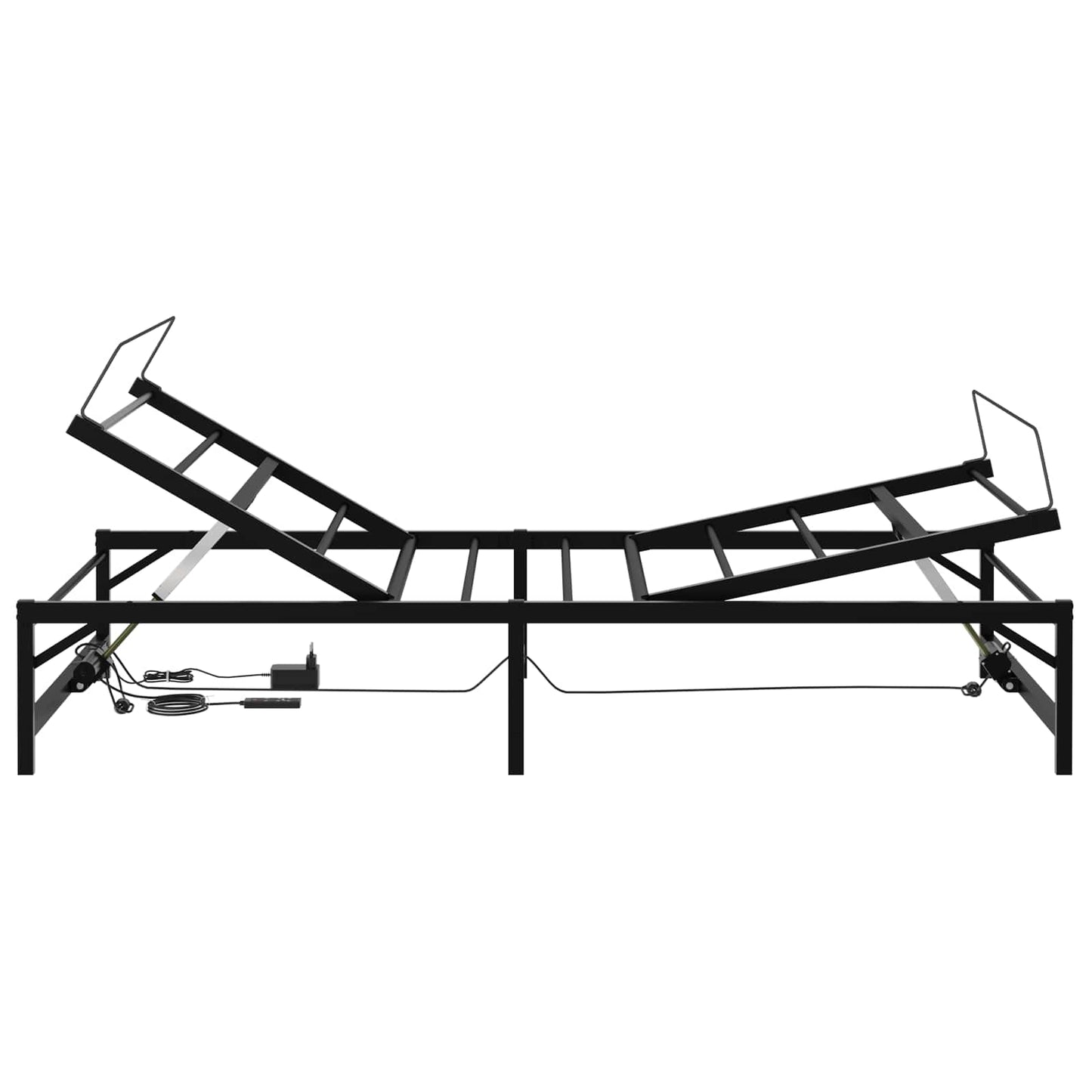Elektrisk Justerbar Sengetramme Sort 100 x 190 cm Stål