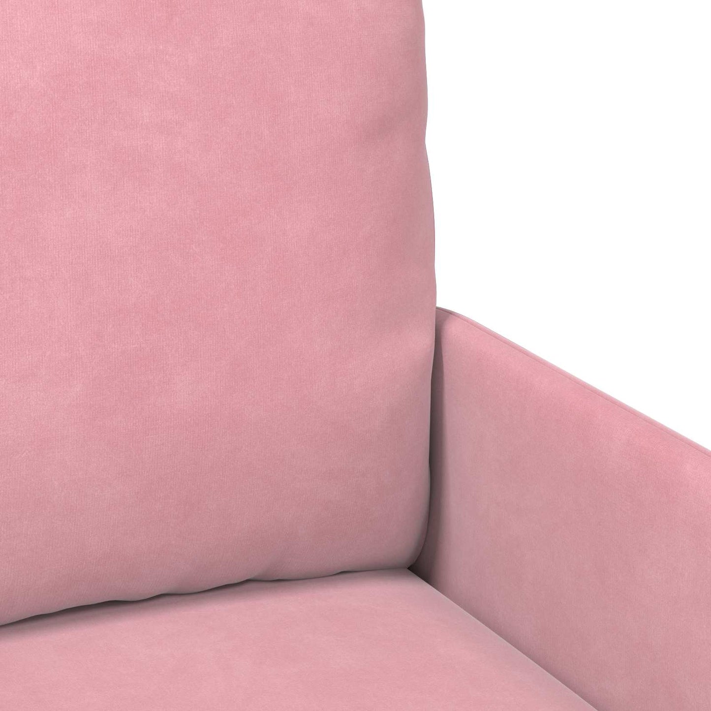 Sofasæt 3 stk. Lyserød Krydsfinér