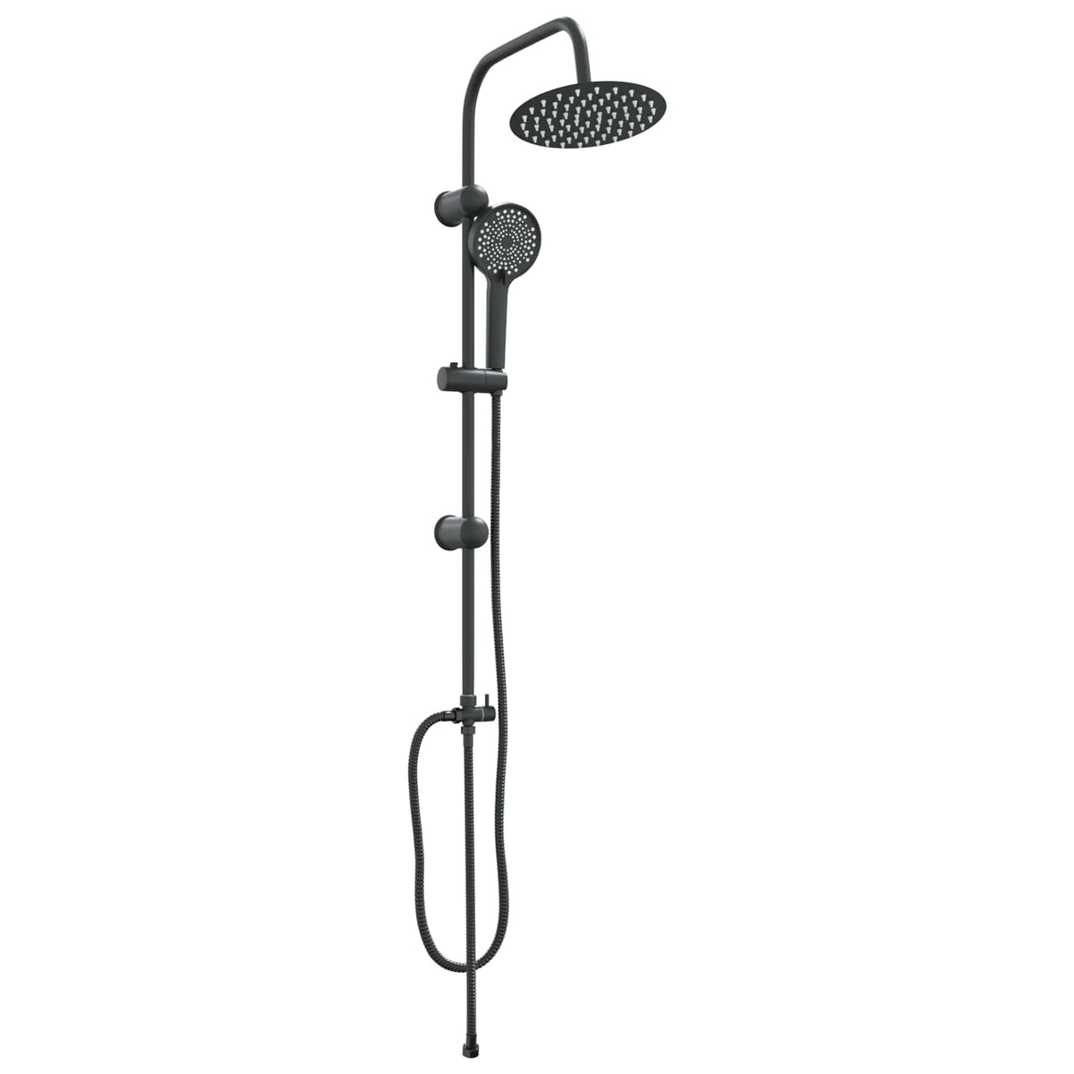 Brusesystem Sort 47 x 20 x 95 cm Rustfrit stål