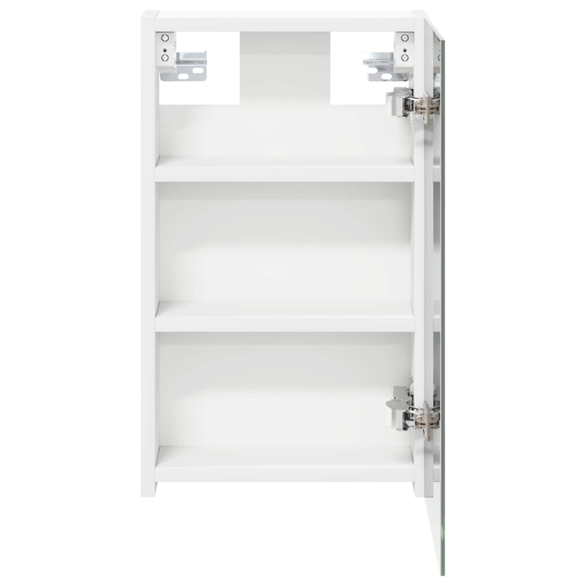 Badeværelsesspejlskab Hvid 30 x 10,5 x 50 cm Konstrueret træ