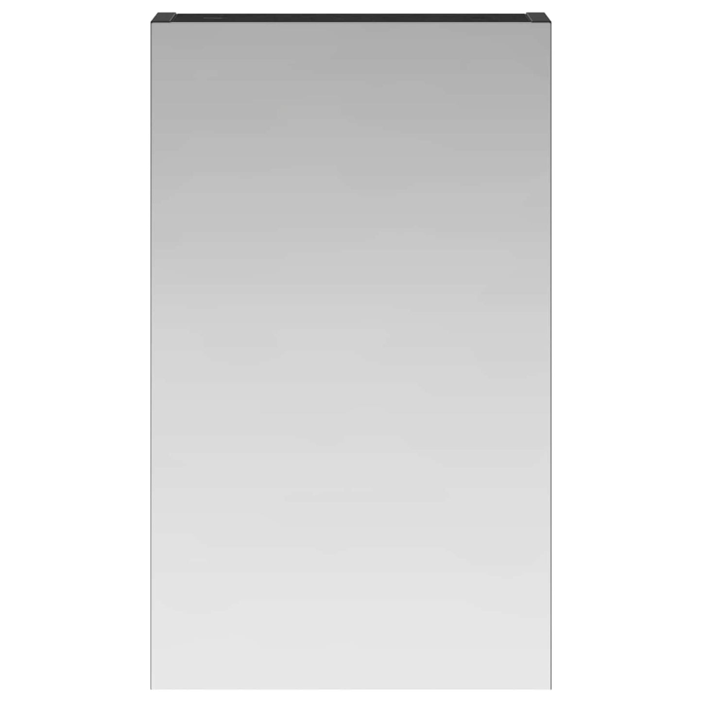 Badeværelsesspejlskab Sort eg 30 x 10,5 x 50 cm Konstrueret træ