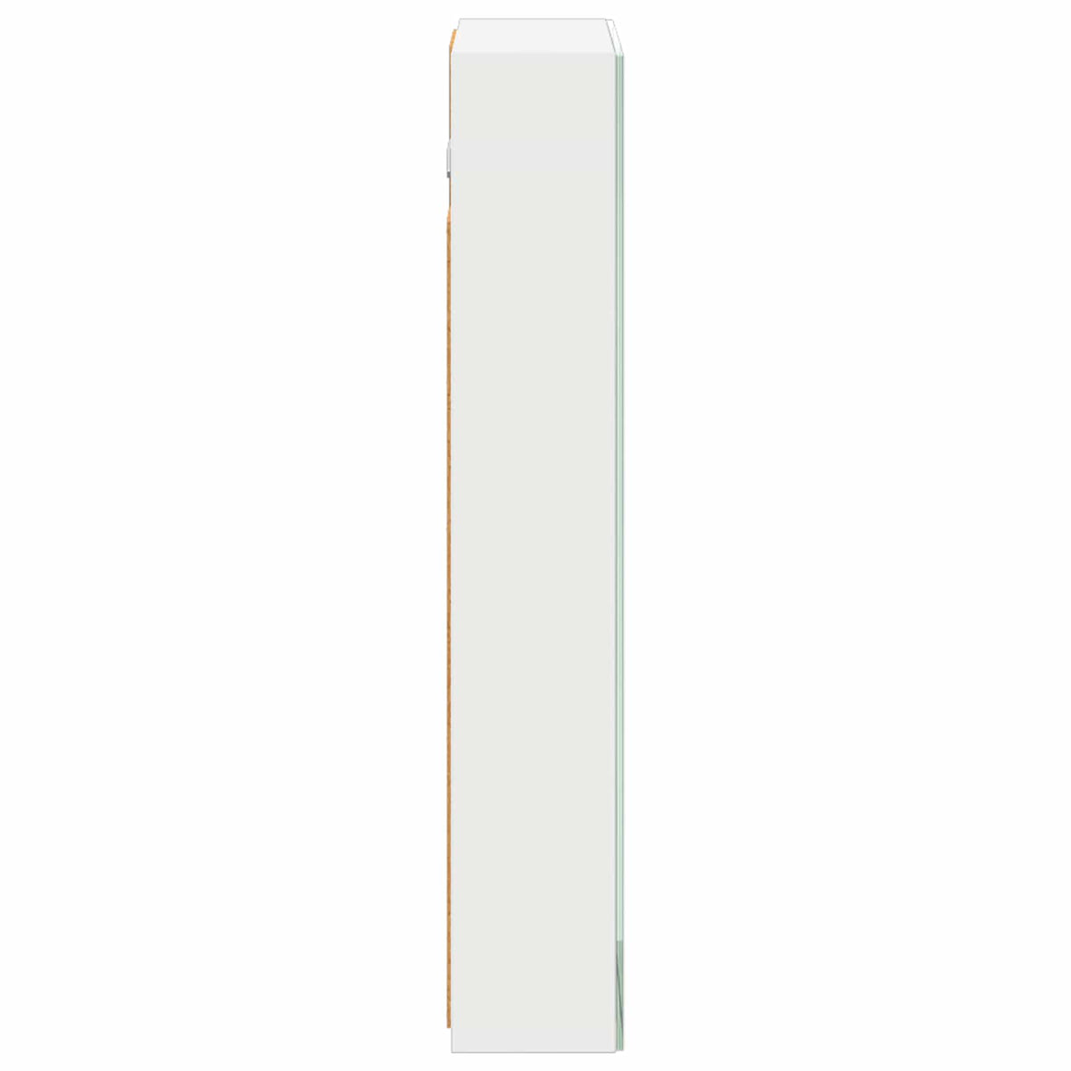 Badeværelsesspejlskab Hvid 40 x 10,5 x 60,5 cm Konstrueret træ