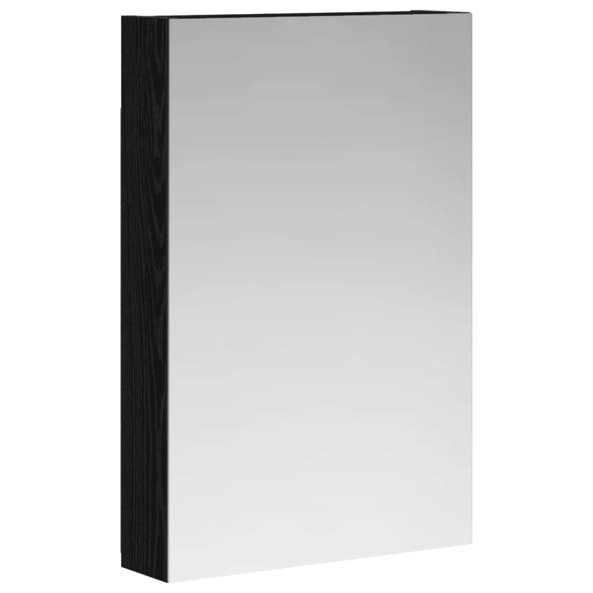 Badeværelsesspejlskab Sort eg 40 x 10,5 x 60,5 cm