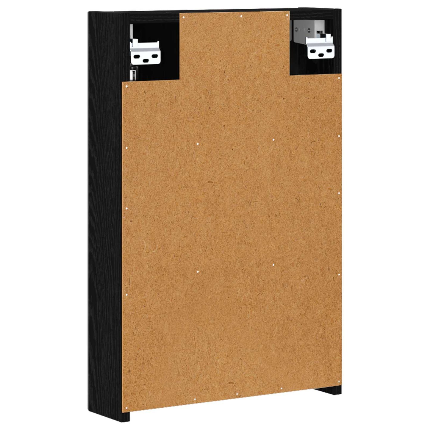 Badeværelsesspejlskab Sort eg 40 x 10,5 x 60,5 cm