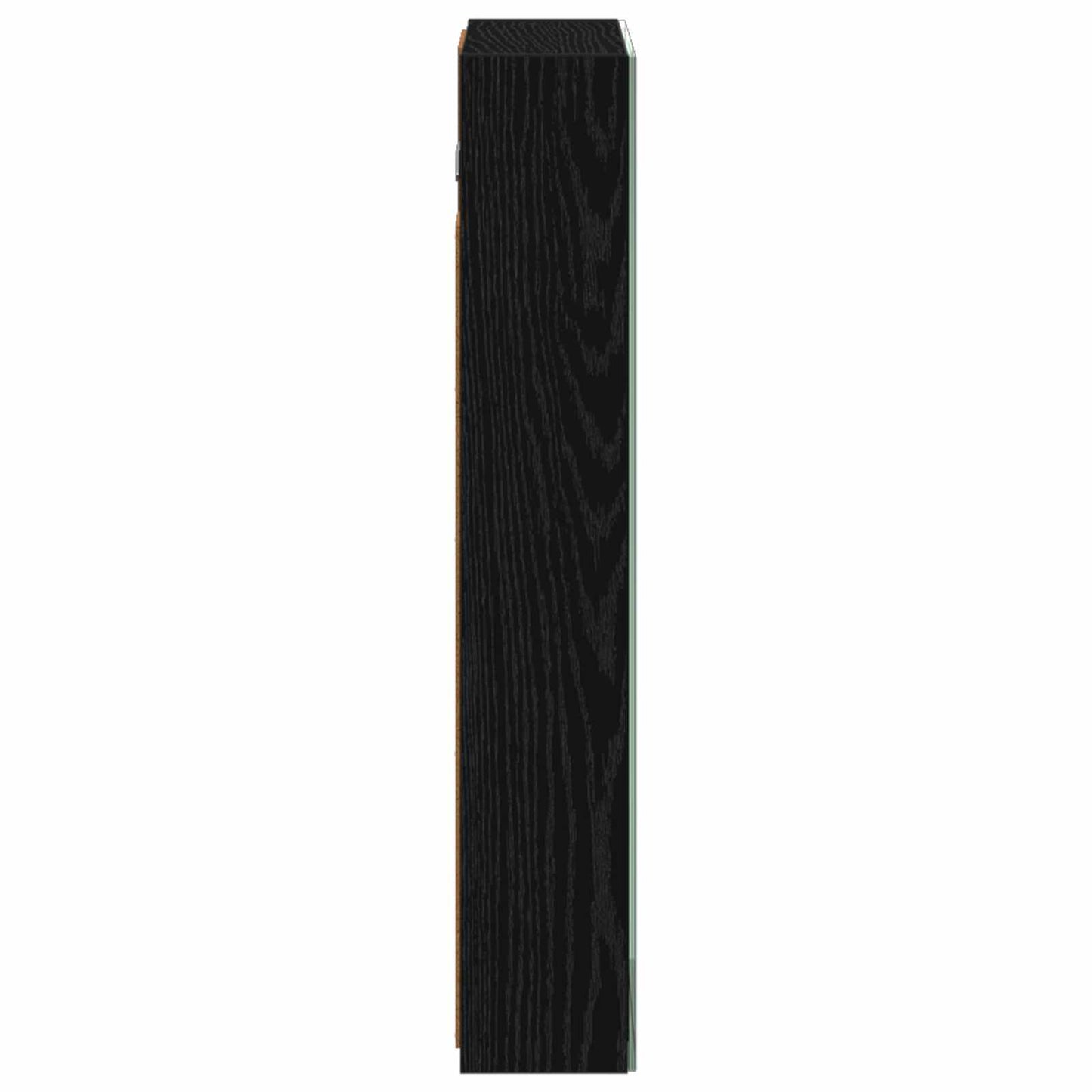 Badeværelsesspejlskab Sort eg 40 x 10,5 x 60,5 cm