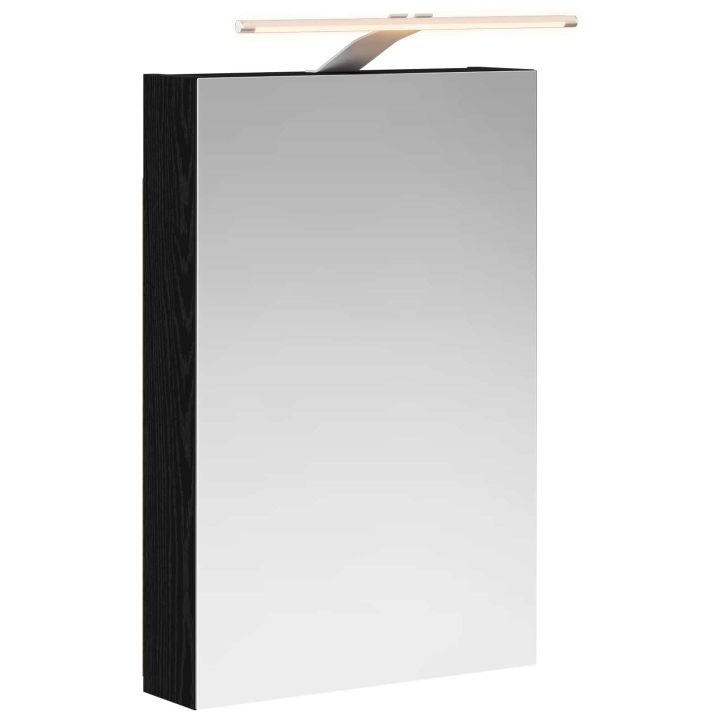 Badeværelsesspejlskab Sort eg 40 x 10,5 x 60,5 cm