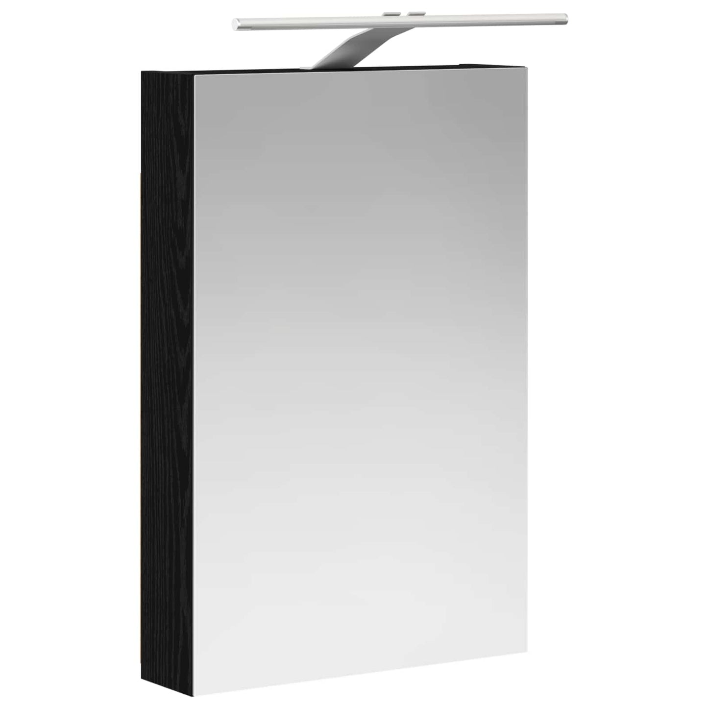 Badeværelsesspejlskab Sort eg 40 x 10,5 x 60,5 cm