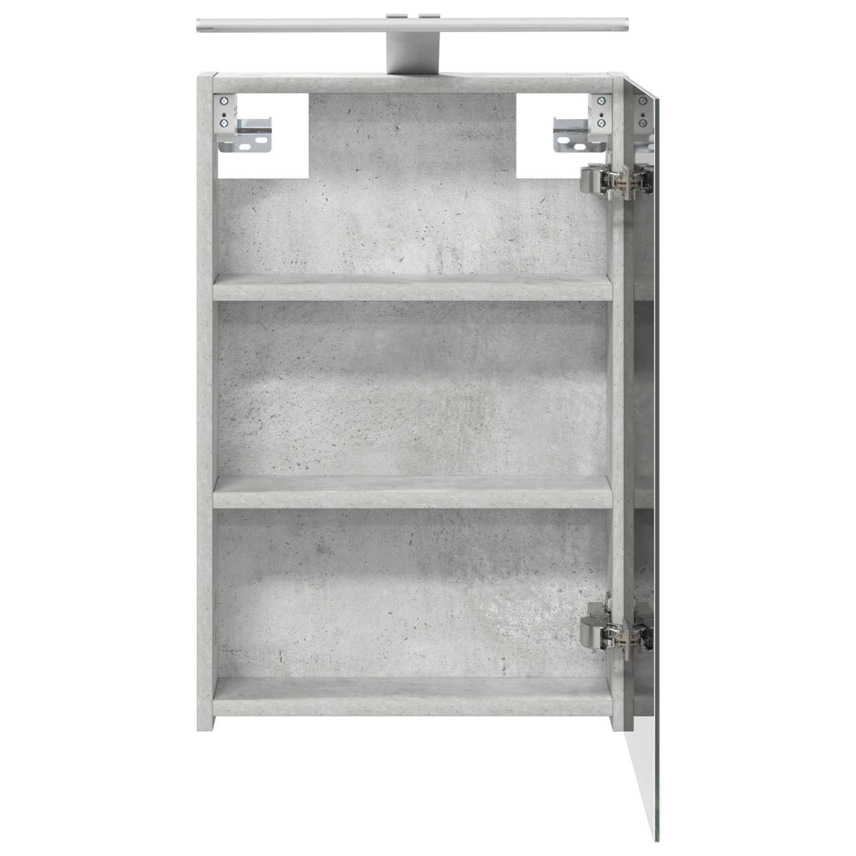 Badeværelsesspejlskab Beton Grå 40 x 10,5 x 60,5 cm