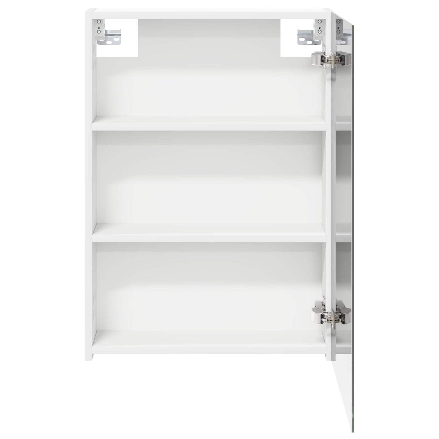 Badeværelsesspejlskab Hvid 50 x 14,5 x 70 cm Konstrueret træ