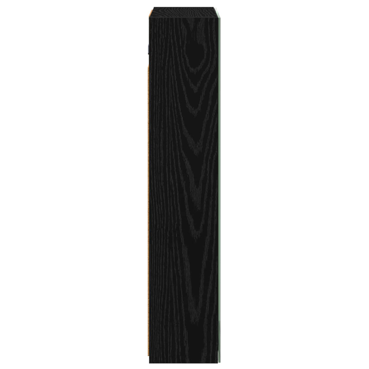 Badeværelsesspejlskab Sort eg 50 x 14,5 x 70 cm Konstrueret træ