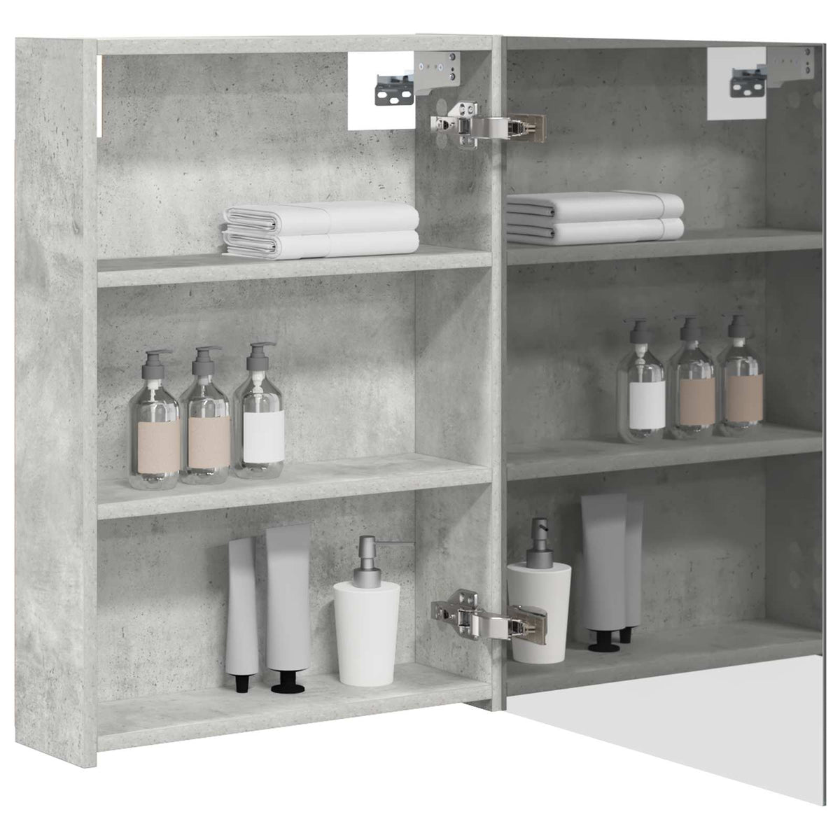 Badeværelsesspejlskab Beton Grå 50 x 14,5 x 70 cm