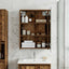 Badeværelsesspejlskab Gammelt træ 50 x 14,5 x 70 cm
