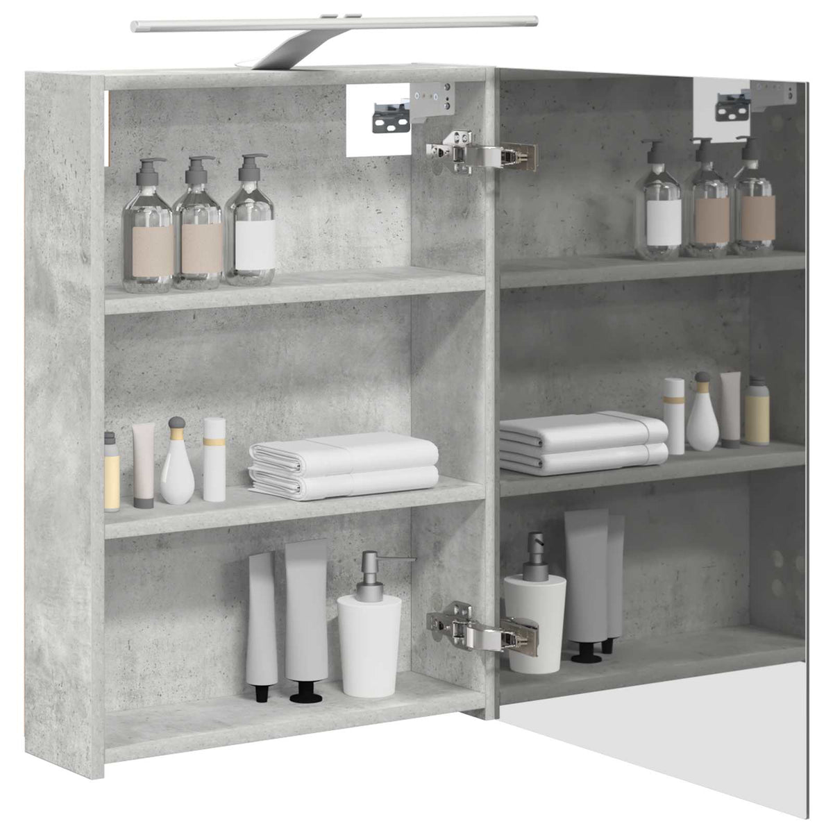 Badeværelsesspejlskab Beton Grå 50 x 14,5 x 70 cm