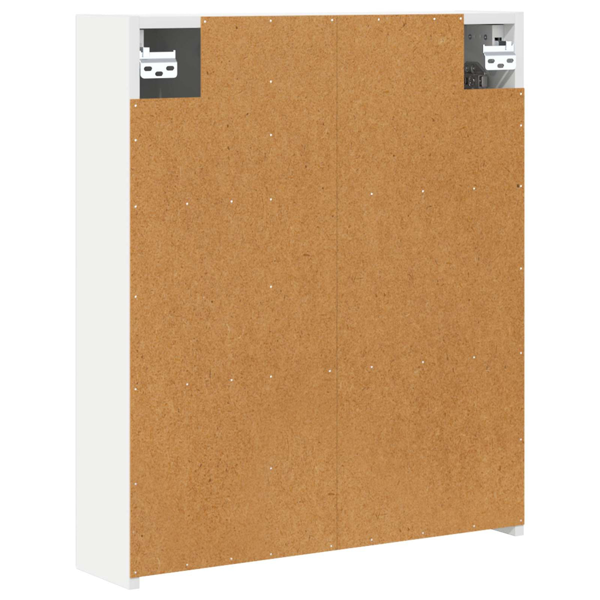 Badeværelsesspejlskab Hvid 60 x 14,5 x 70 cm Konstrueret træ