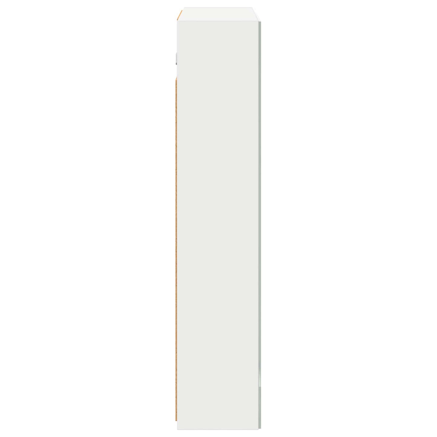 Badeværelsesspejlskab Hvid 60 x 14,5 x 70 cm Konstrueret træ