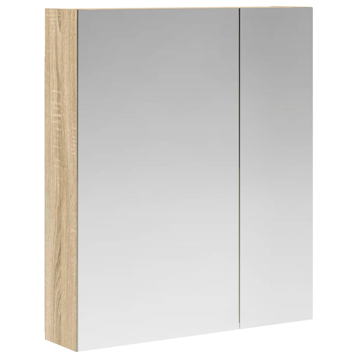 Badeværelsesspejlskab Sonoma eg 60 x 14,5 x 70 cm