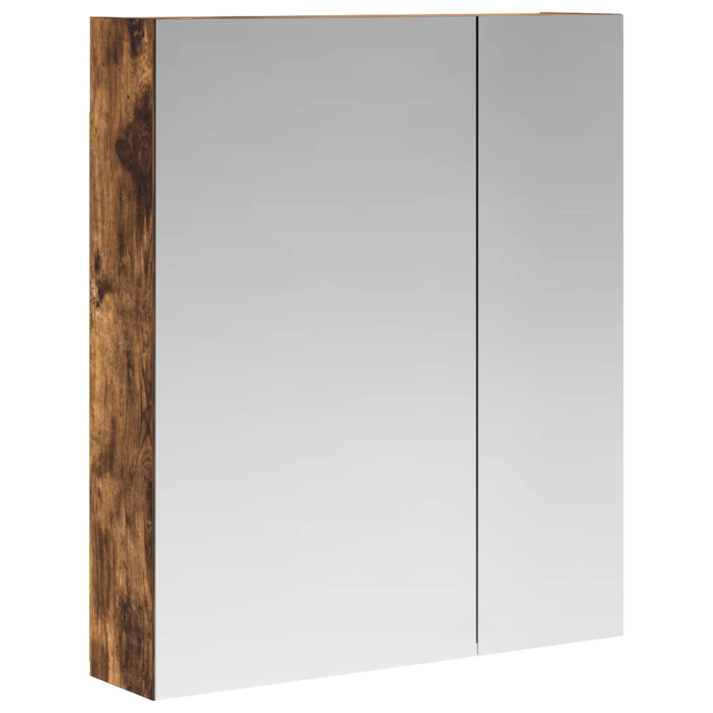 Badeværelsesspejlskab Røget eg 60 x 14,5 x 70 cm