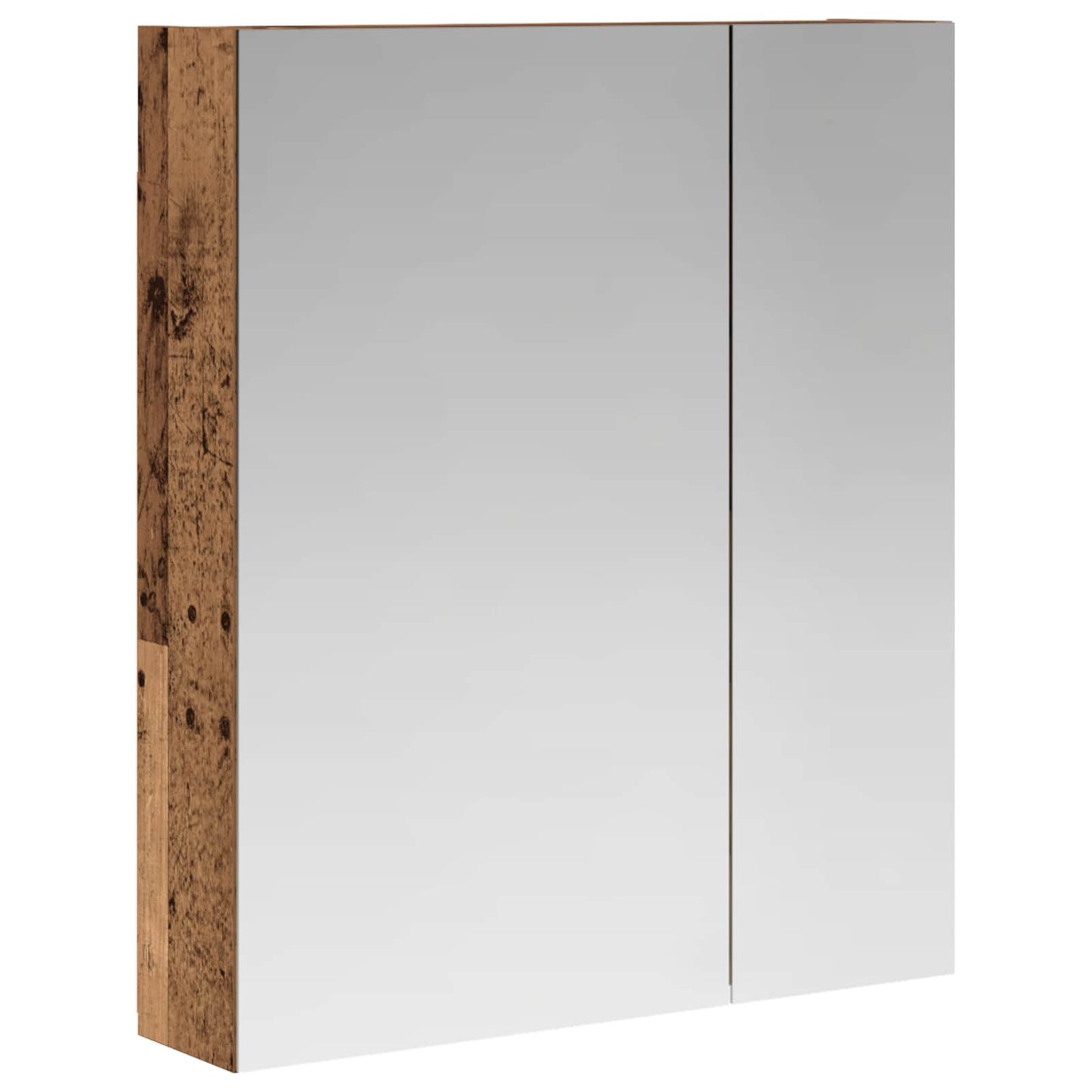 Badeværelsesspejlskab Gammelt træ 60 x 14,5 x 70 cm