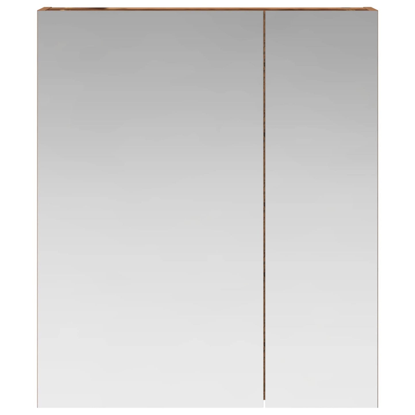Badeværelsesspejlskab Gammelt træ 60 x 14,5 x 70 cm