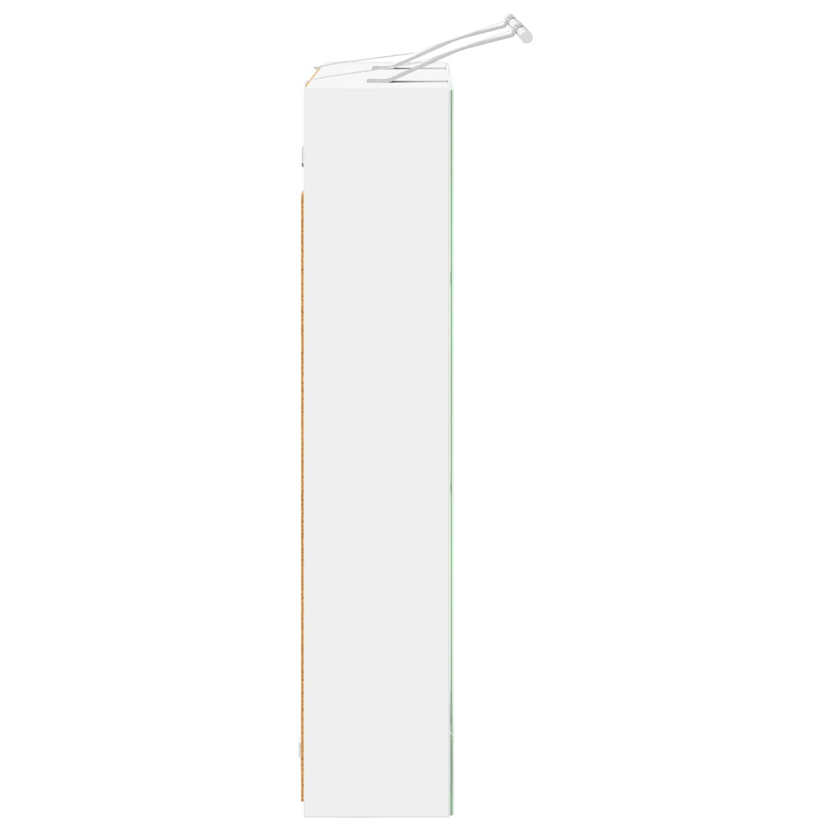 Badeværelsesspejlskab Hvid 60 x 14,5 x 70 cm Konstrueret træ