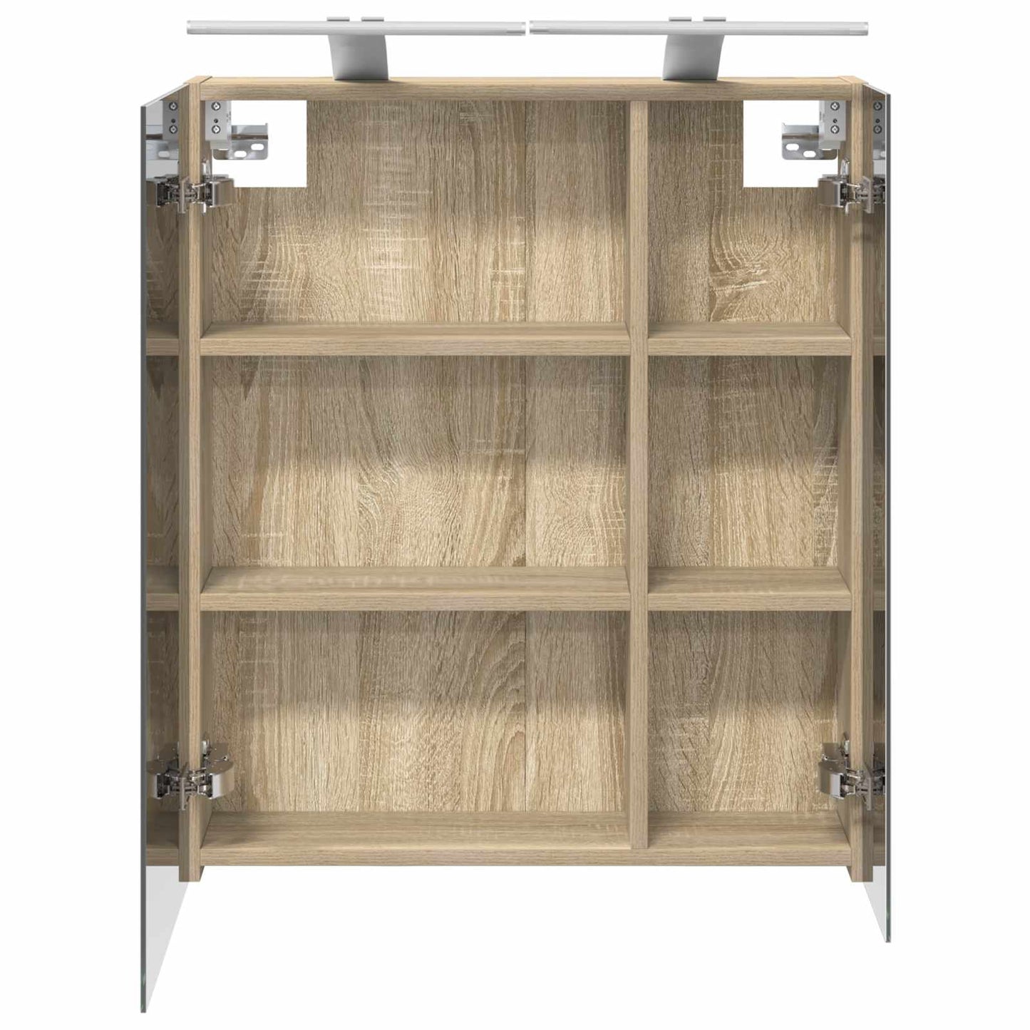 Badeværelsesspejlskab Sonoma eg 60 x 14,5 x 70 cm