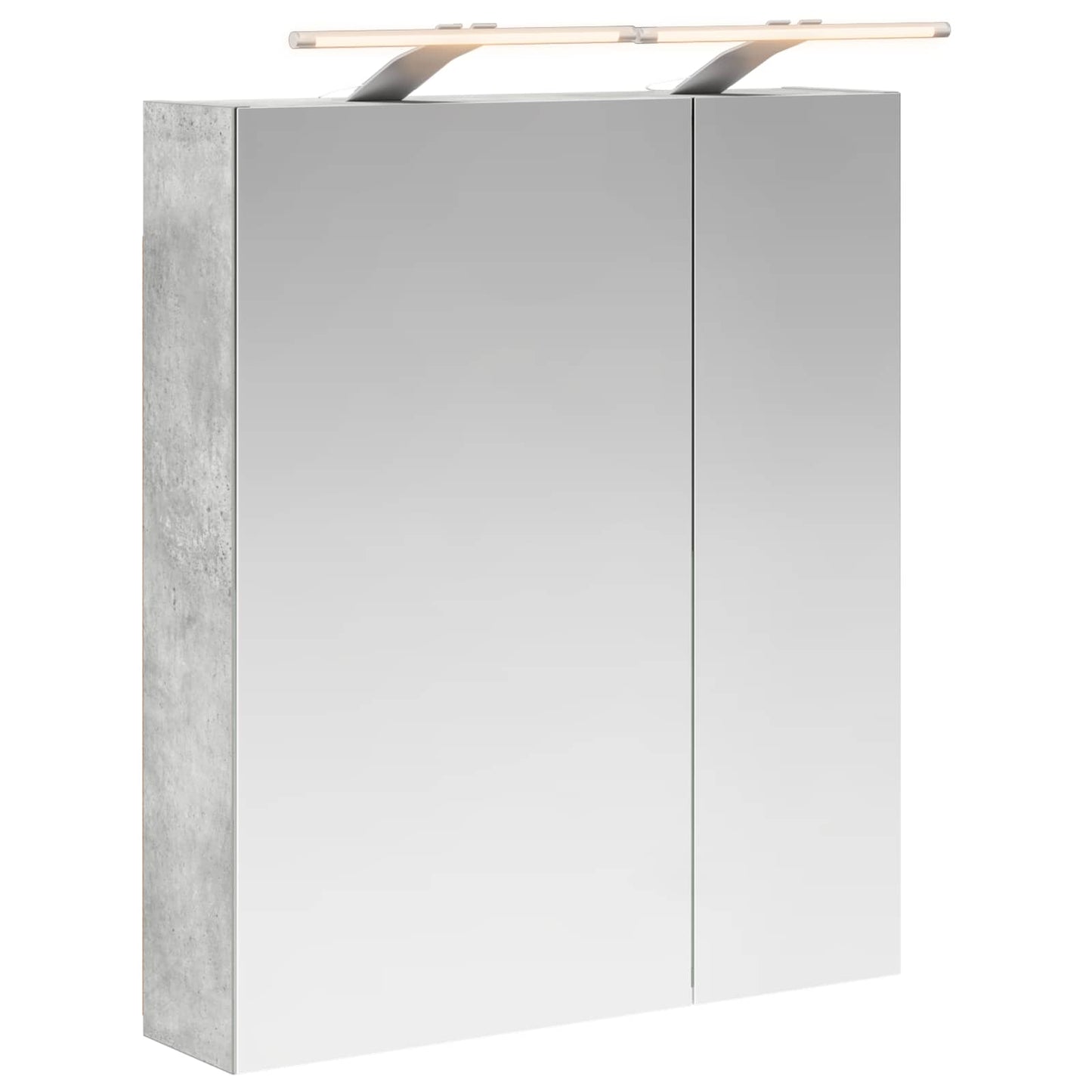 Badeværelsesspejlskab Beton Grå 60 x 14,5 x 70 cm