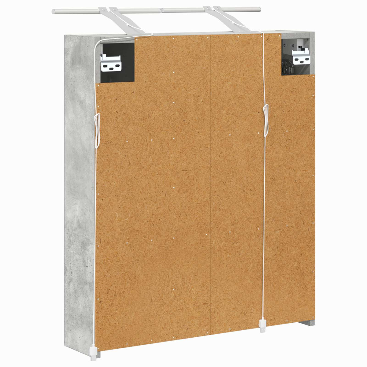 Badeværelsesspejlskab Beton Grå 60 x 14,5 x 70 cm