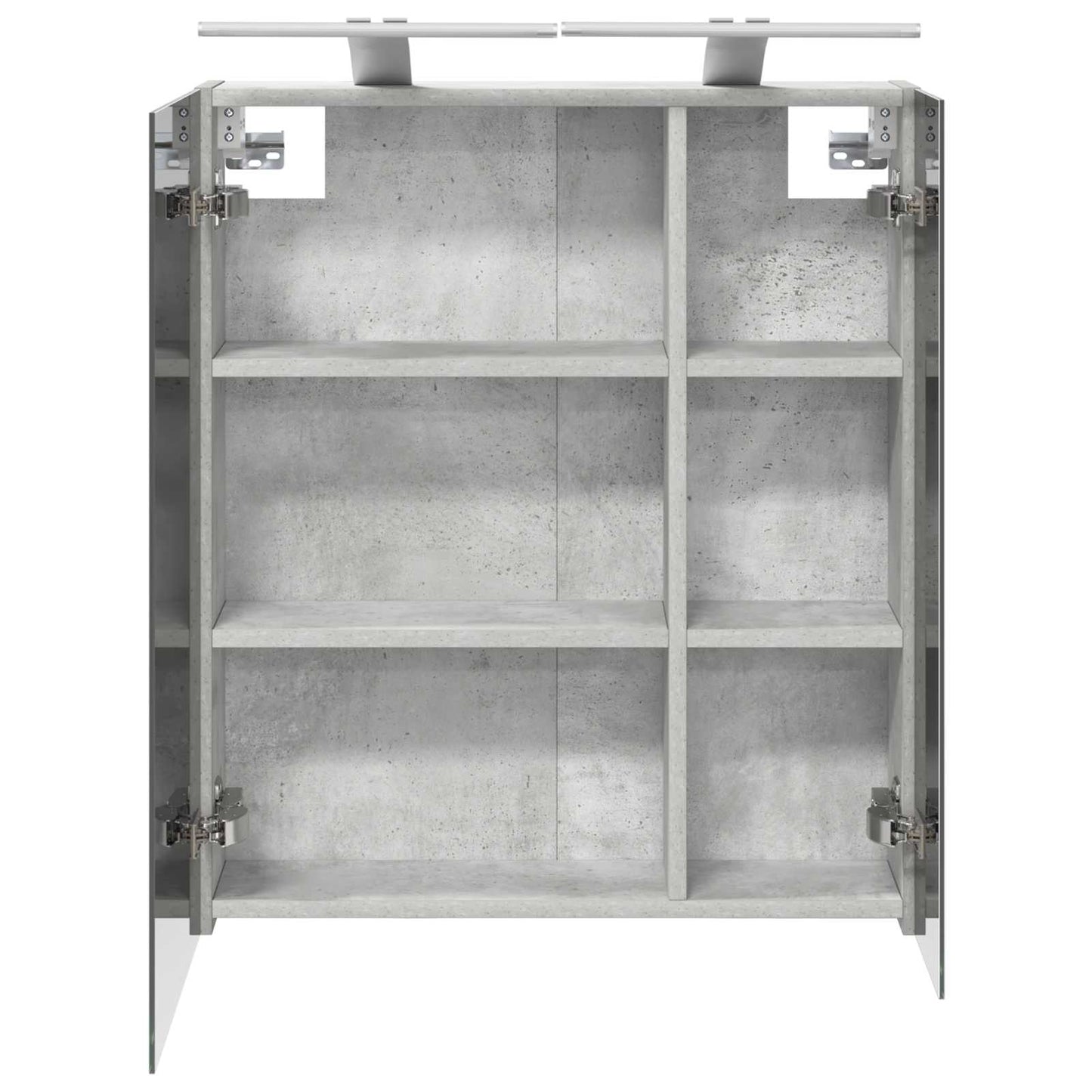 Badeværelsesspejlskab Beton Grå 60 x 14,5 x 70 cm