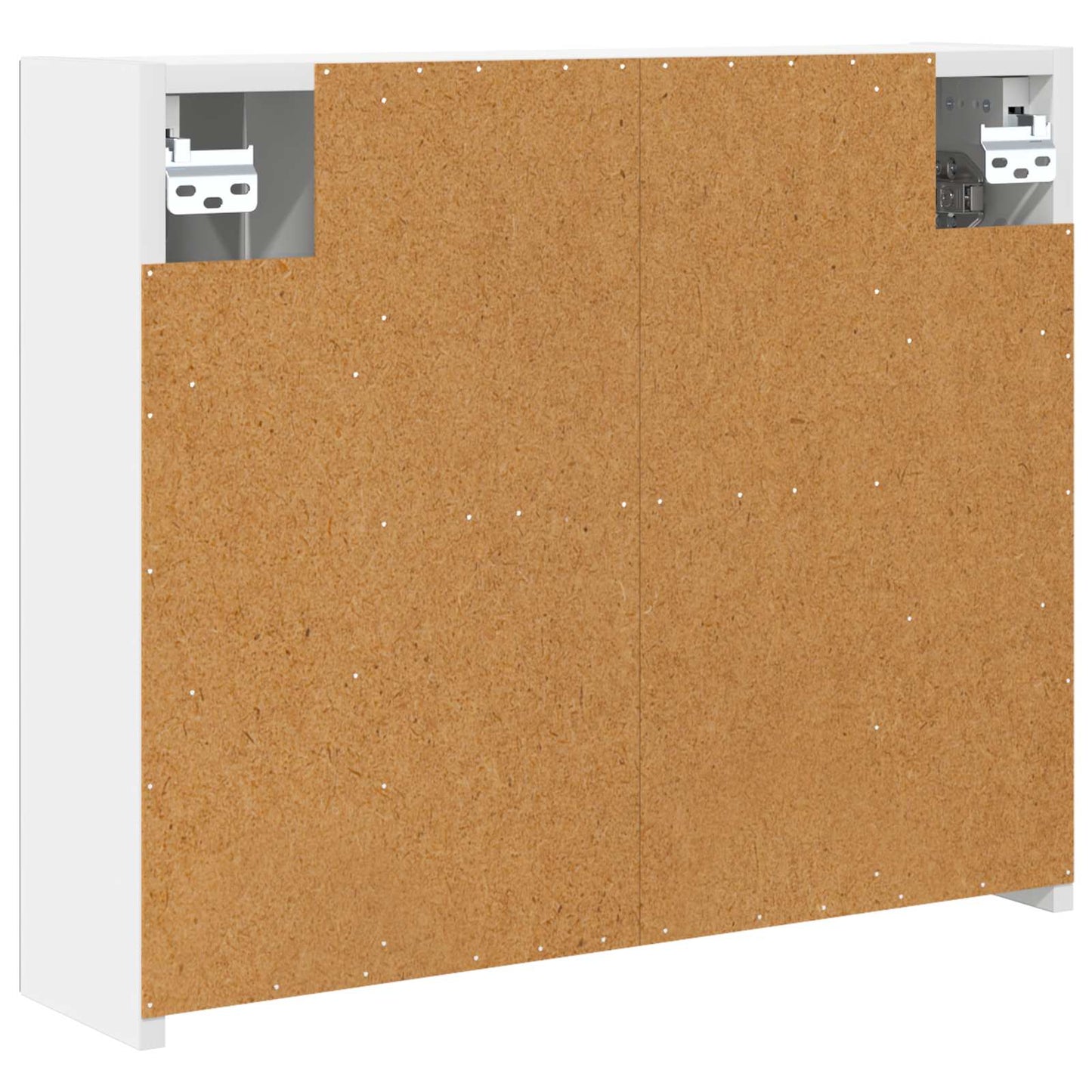 Badeværelsesspejlskab Hvid 60 x 14,5 x 50 cm Konstrueret træ