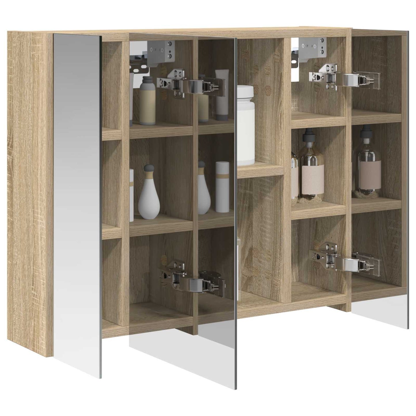 Badeværelsesspejlskab Sonoma eg 60 x 14,5 x 50 cm