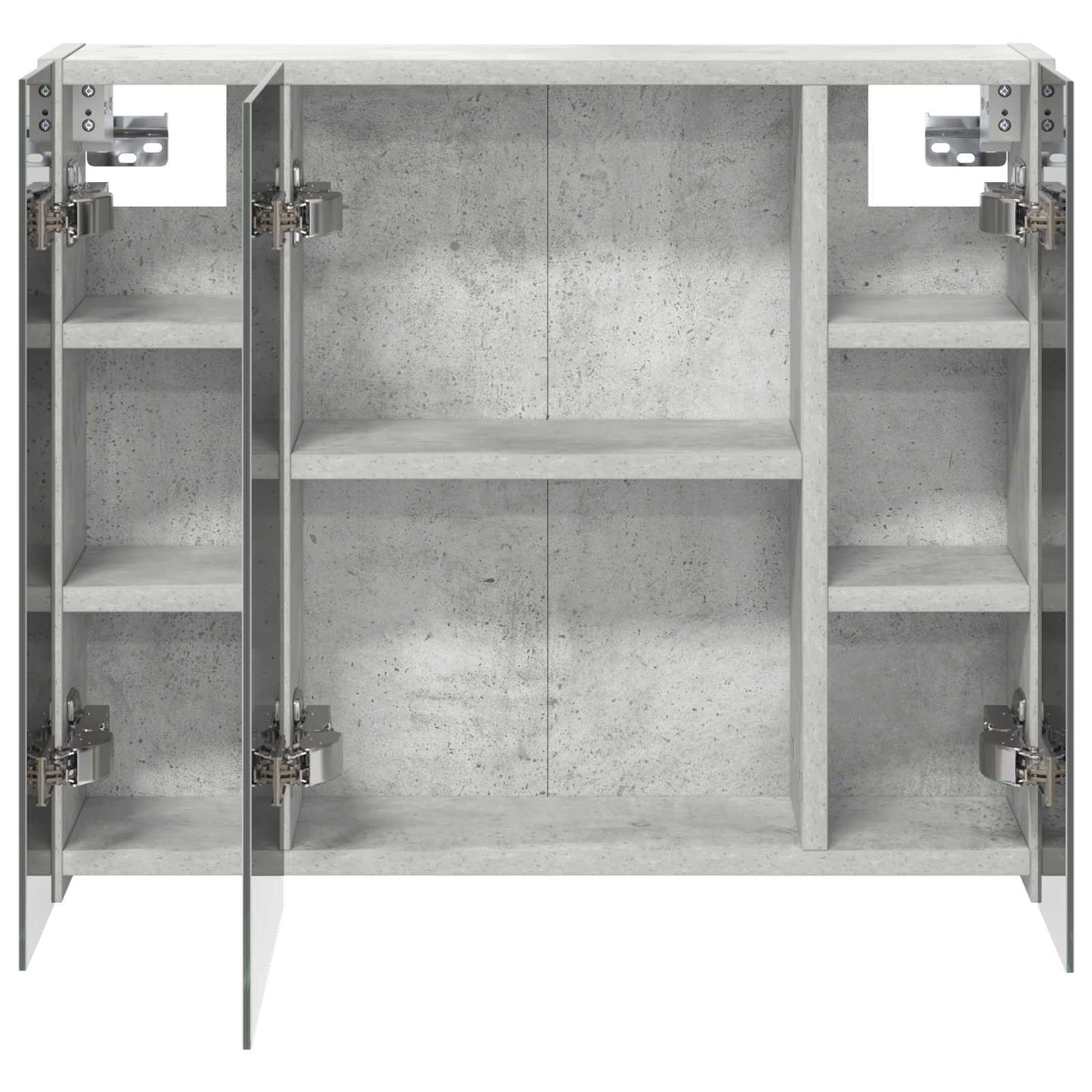 Badeværelsesspejlskab Beton Grå 60 x 14,5 x 50 cm