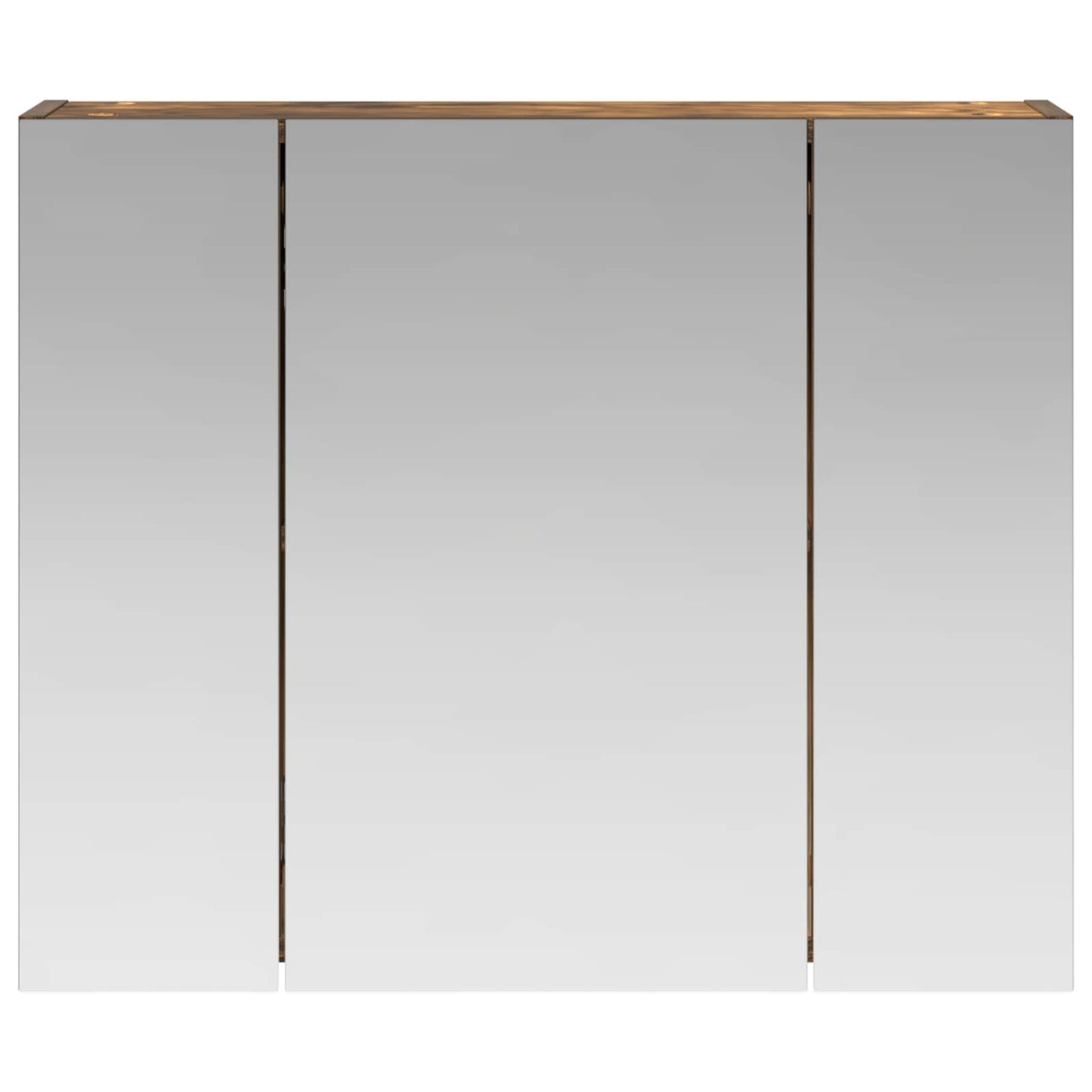 Badeværelsesspejlskab Røget eg 60 x 14,5 x 50 cm