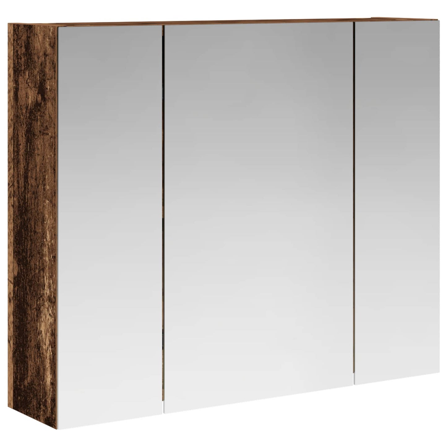 Badeværelsesspejlskab Gammelt træ 60 x 14,5 x 50 cm