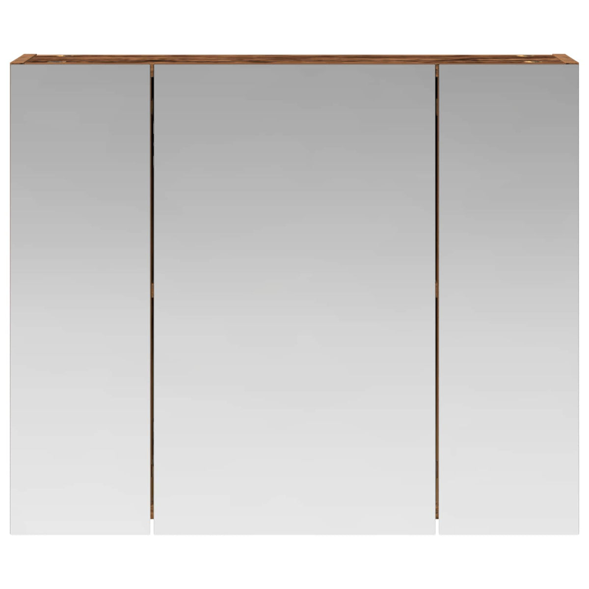 Badeværelsesspejlskab Gammelt træ 60 x 14,5 x 50 cm