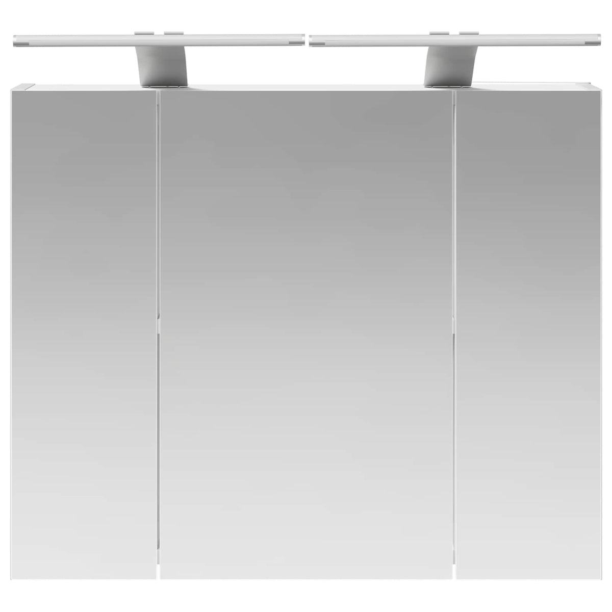 Badeværelsesspejlskab Hvid 60 x 14,5 x 50 cm Konstrueret træ