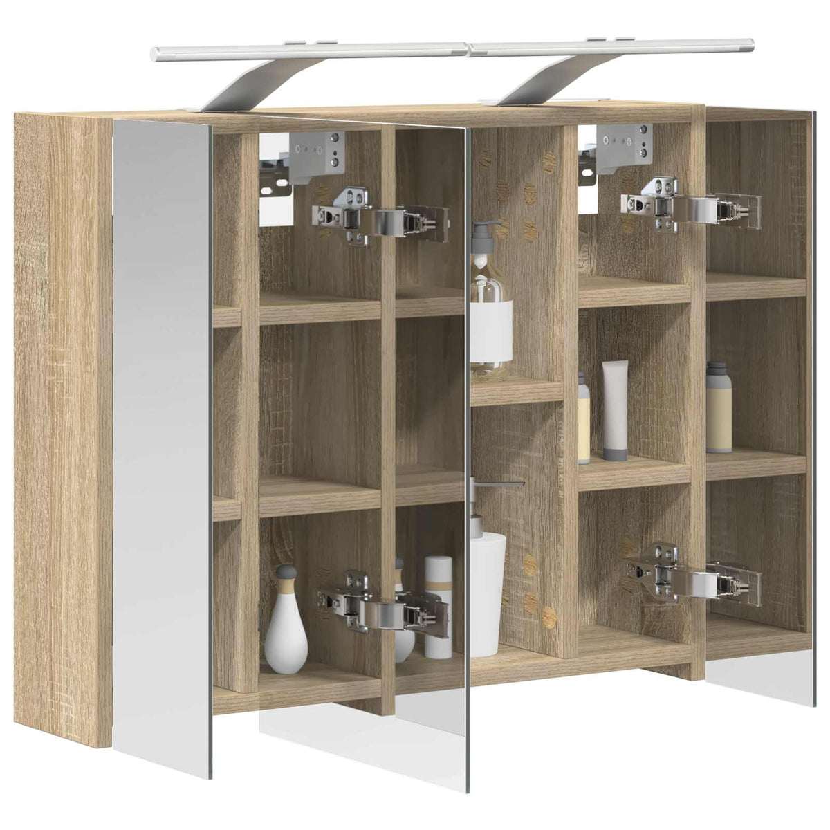 Badeværelsesspejlskab Sonoma eg 60 x 14,5 x 50 cm
