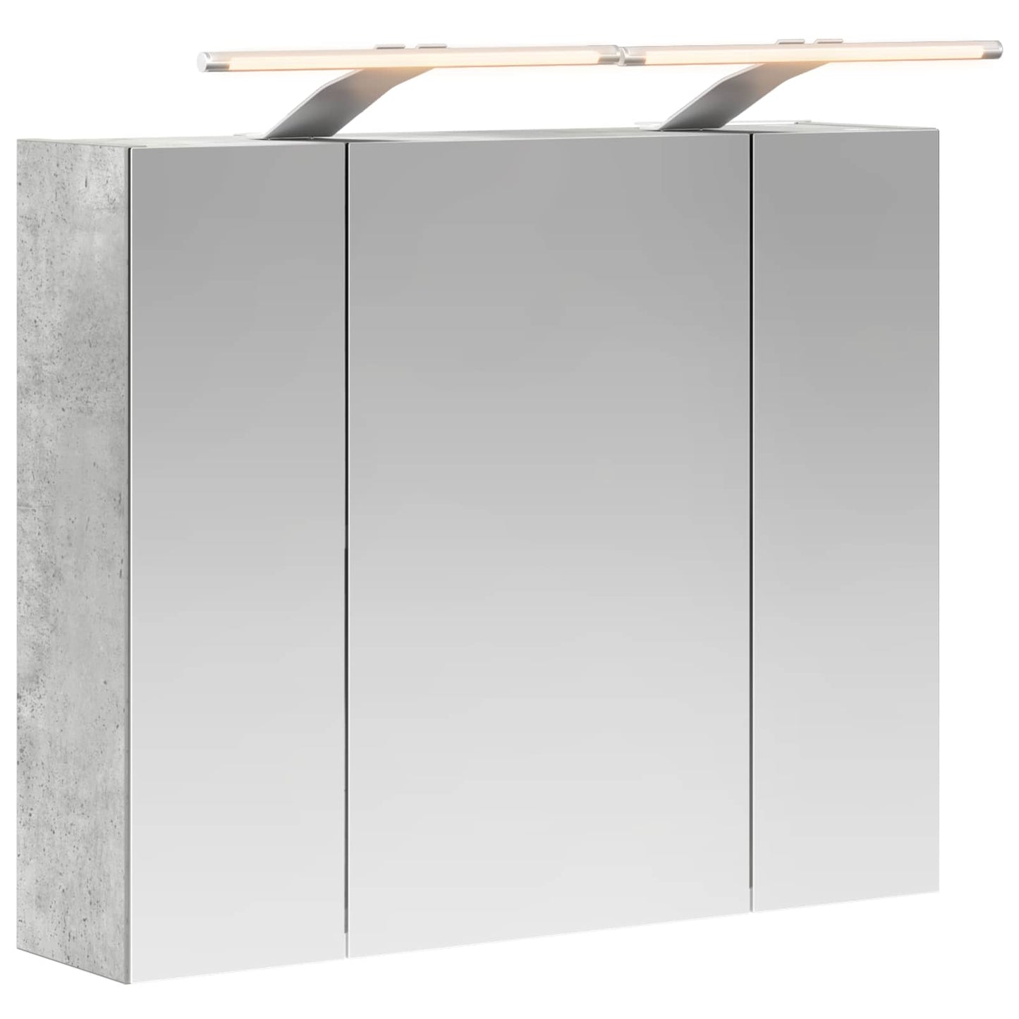 Badeværelsesspejlskab Beton Grå 60 x 14,5 x 50 cm