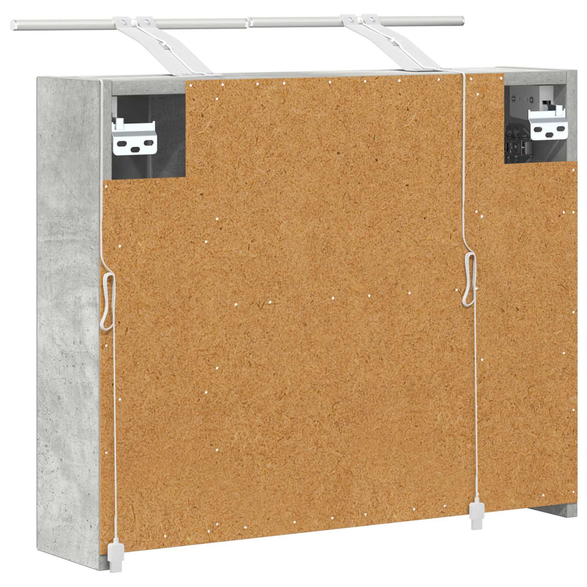 Badeværelsesspejlskab Beton Grå 60 x 14,5 x 50 cm