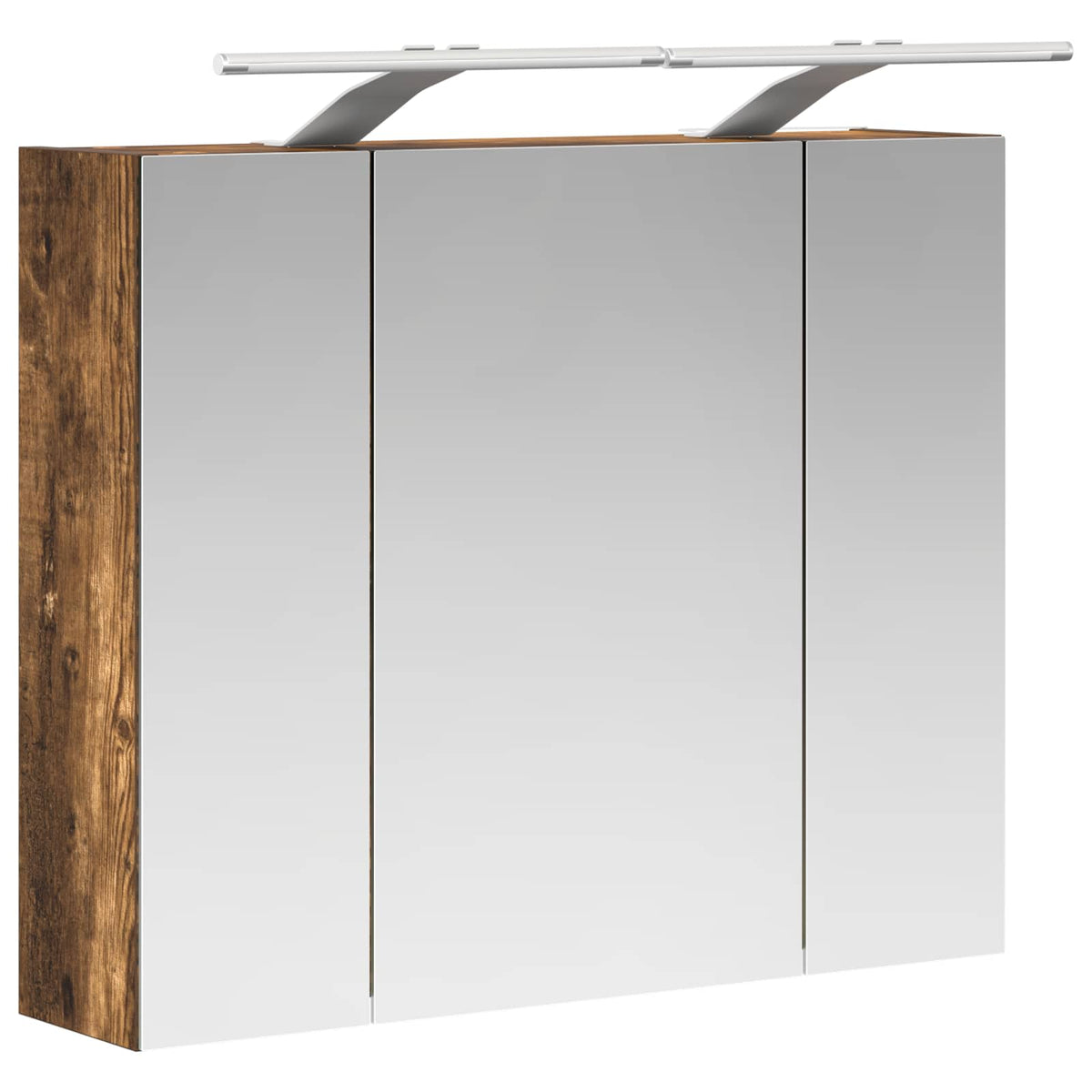 Badeværelsesspejlskab Røget eg 60 x 14,5 x 50 cm
