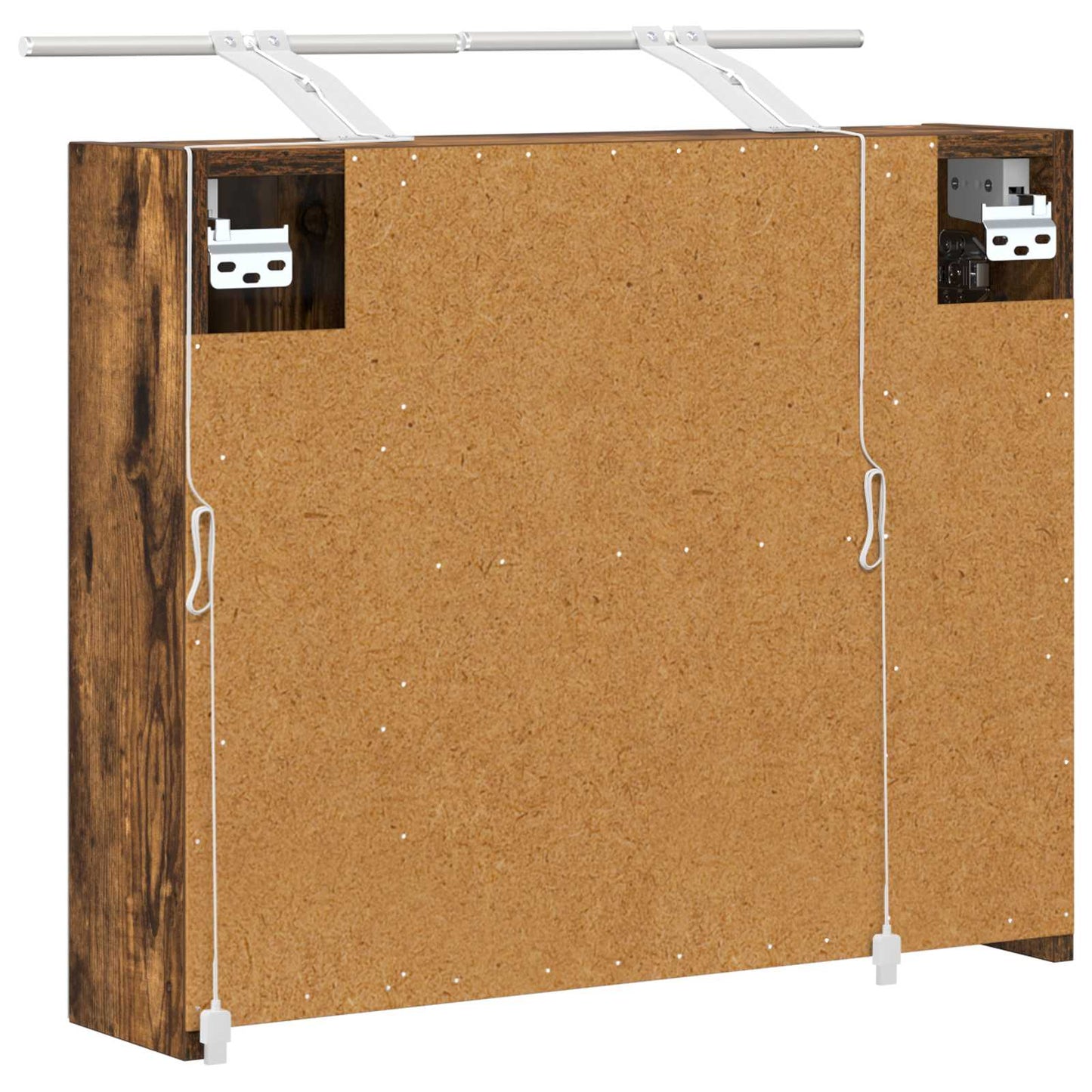 Badeværelsesspejlskab Røget eg 60 x 14,5 x 50 cm
