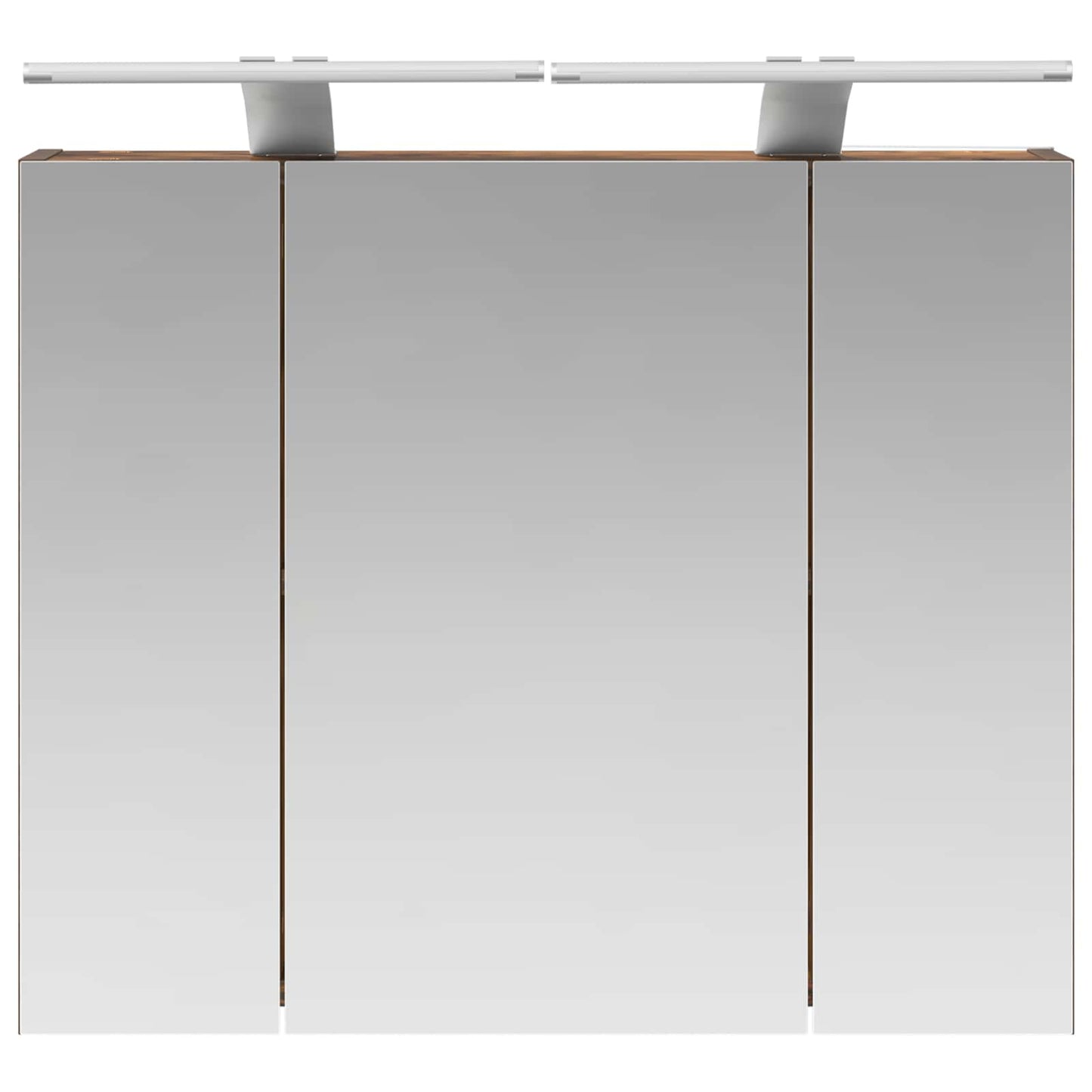 Badeværelsesspejlskab Røget eg 60 x 14,5 x 50 cm