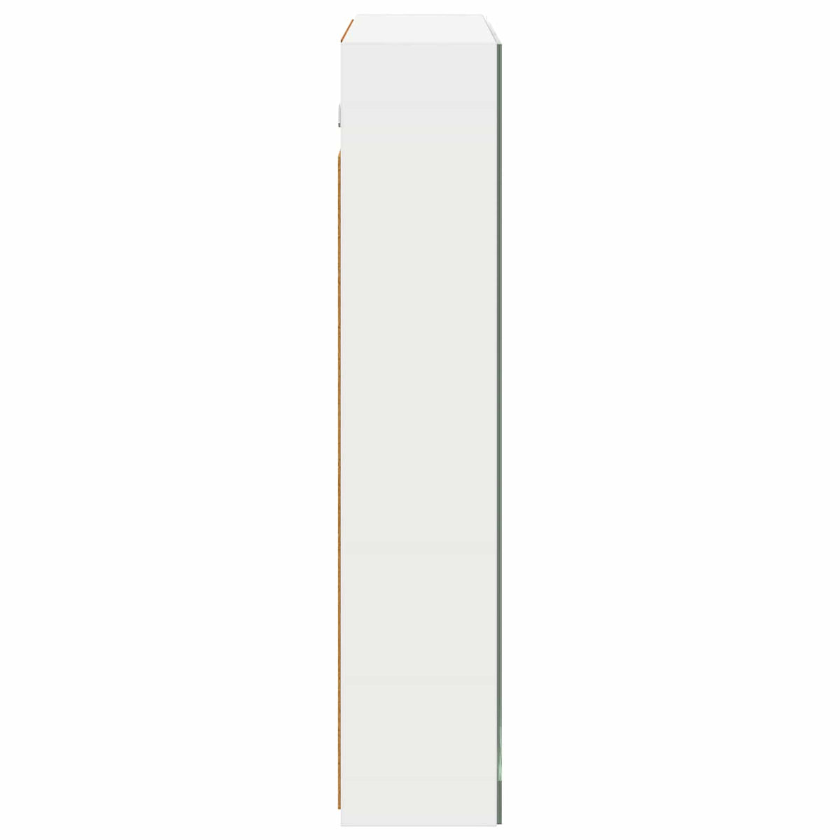 Badeværelsesspejlskab Hvid 70 x 14,5 x 70 cm Konstrueret træ