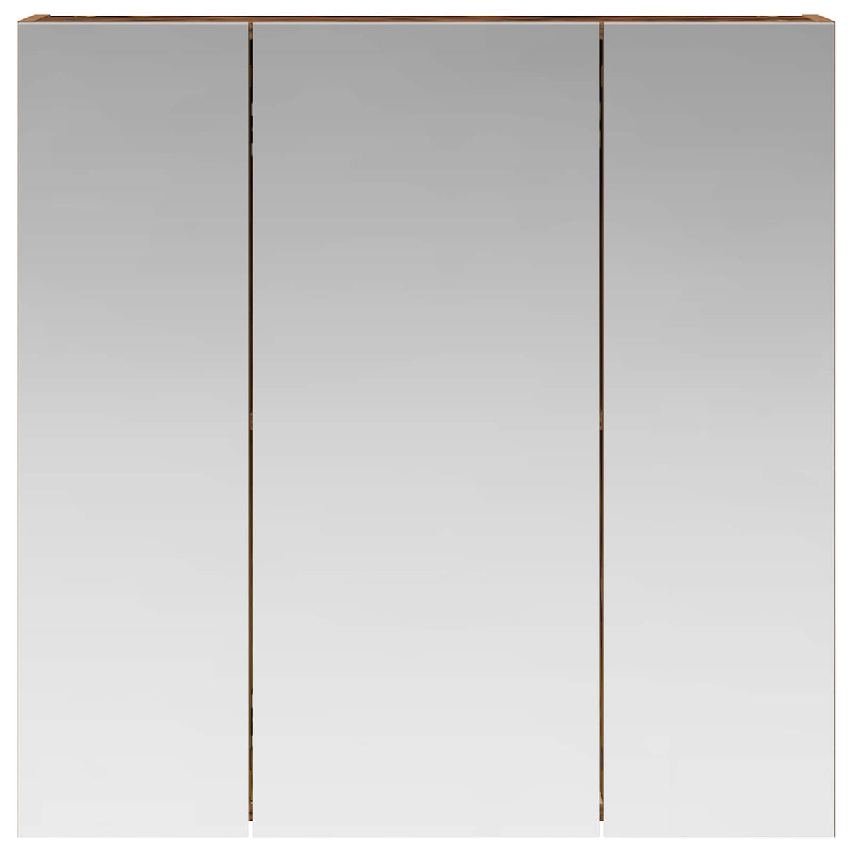 Badeværelsesspejlskab Gammelt træ 70 x 14,5 x 70 cm