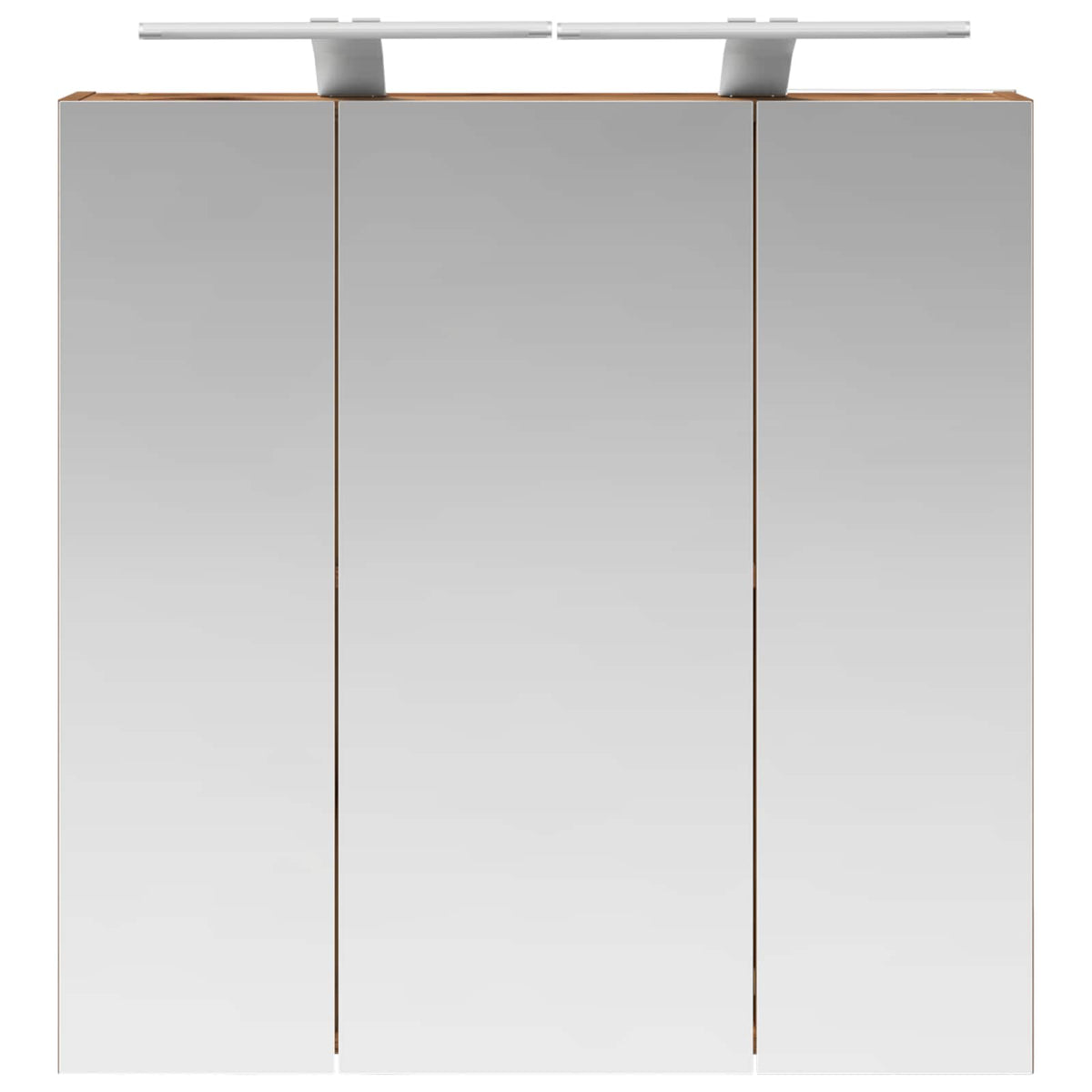 Badeværelsesspejlskab Gammelt træ 70 x 14,5 x 70 cm