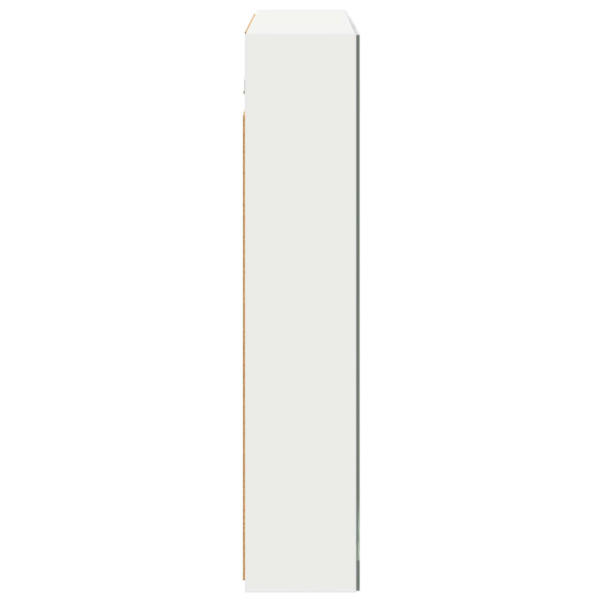 Badeværelsesspejlskab Hvid 80 x 14.5 x 70 cm Konstrueret træ