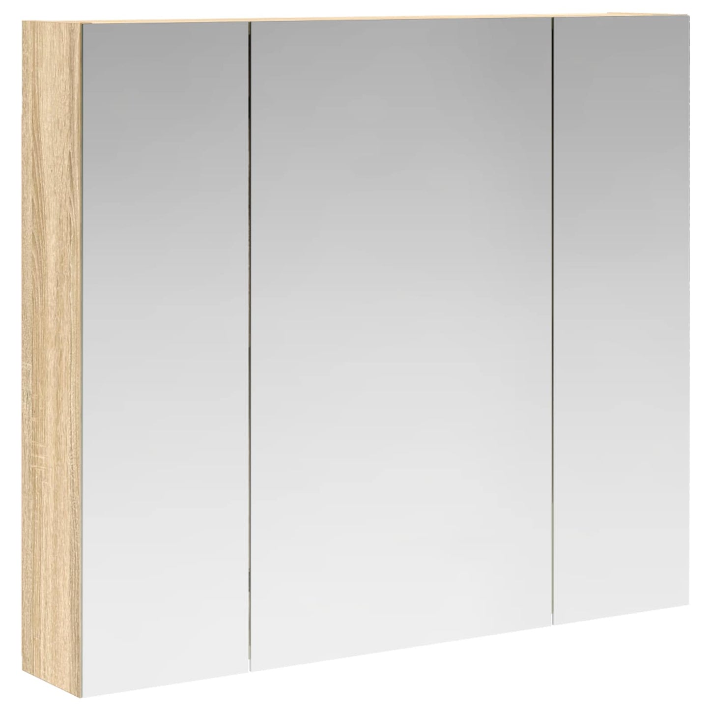 Badeværelsesspejlskab Sonoma eg 80 x 14.5 x 70 cm