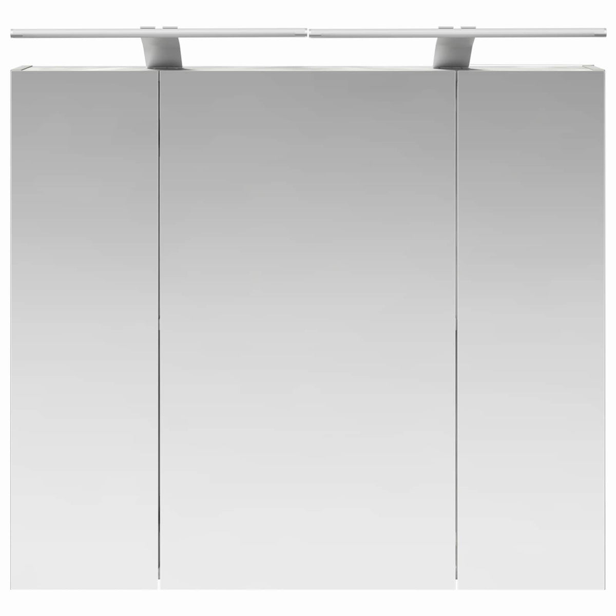 Badeværelsesspejlskab Sort eg 80 x 14.5 x 70 cm Konstrueret træ